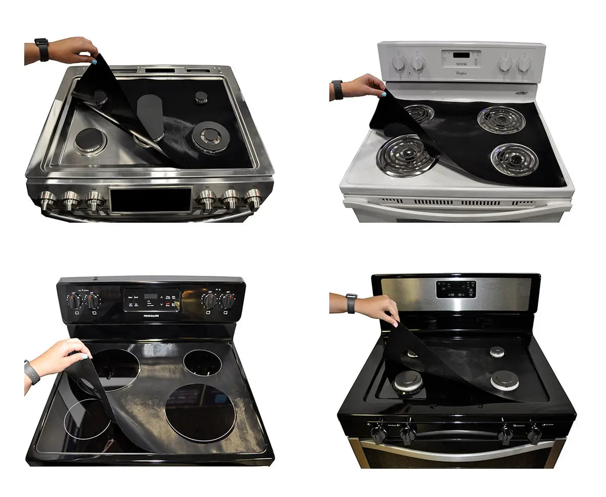 Stove Wrap Stove cover and Oven Protectors DIY cut to fit for any Gas, Electric and Induction stove, range or cook top Stove Wrap